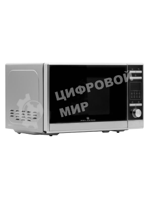 Микроволновая печь General Electronics GE DG420S атласное серебро, 20 л, 700 Вт, переключатели - сенсор, кнопки, поворотный механизм