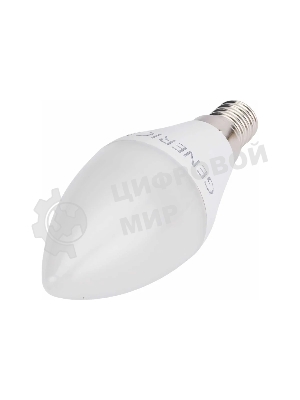 Лампа светодиодная GENERICA LL-C35-12-230-40-E14-G C35 12 Вт свеча 4000К E14 230В