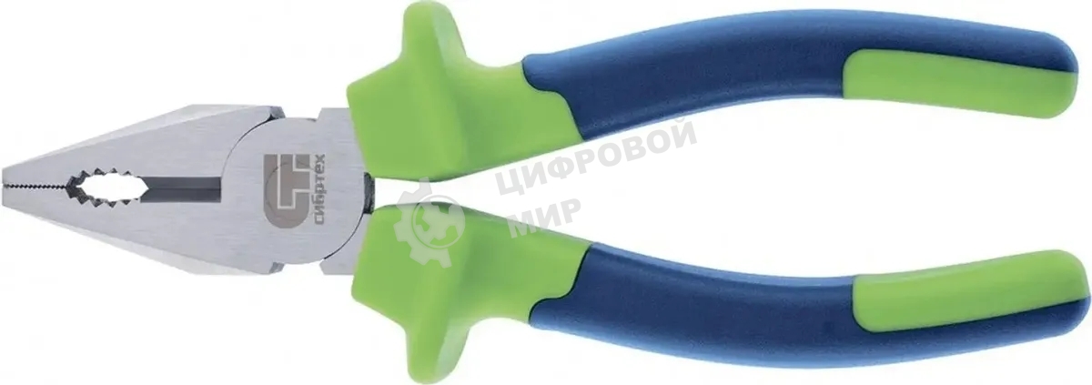 Плоскогубцы Сибртех 17050 комбинированные, 160 мм, двухкомпонентные рукоятки