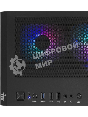 Компьютер IRU Tactio 510B7GP TWR i7 14700F (2.1) 64Gb SSD1Tb RTX5070Ti 16Gb Windows 11 Pro GbitEth 850W черный (RUS) (2126646)