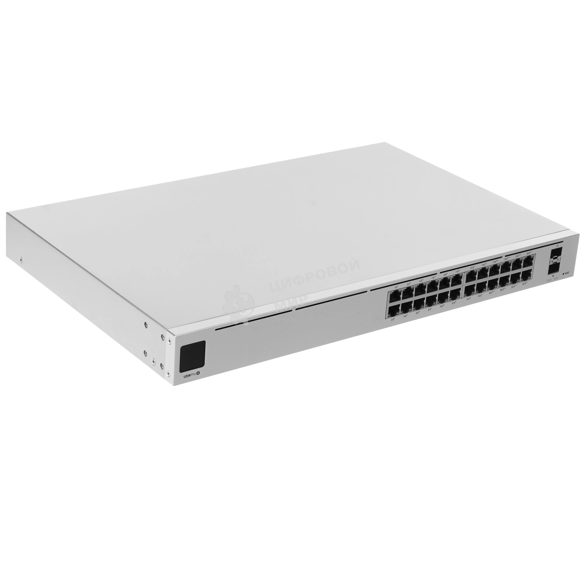 Коммутатор Ubiquiti UniFi Switch Pro 24 PoE (USW-Pro-24-POE-EU), 16×1 Гбит/с PoE+ + 8×1 Гбит/с PoE++ + 2×10 Гбит/с SFP+ Uplink, управляемый