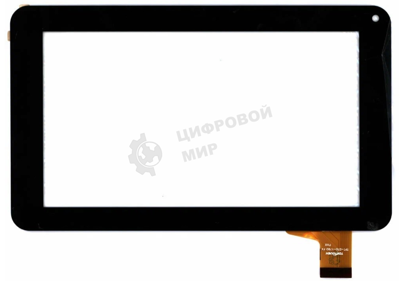 Сенсорное стекло (тачскрин) для DNS E76, черное