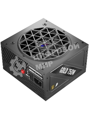 Блок питания 1STPLAYER NGDP Gold 750W, 750Вт, 80 PLUS Gold, 120мм, модульный, черный