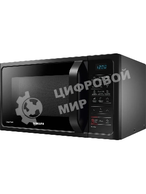 Микроволновая печь Samsung MC28H5013AK/BW черный, 28 л, 900 Вт, переключатели - мембранные кнопки