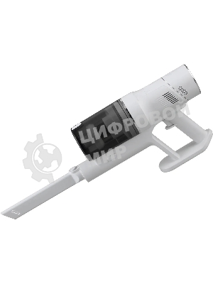 Пылесос вертикальный Polaris Fusion PVCS 4010 белый, питание от аккумулятора, 150 Вт, уборка сухая/влажная, пылесборник 0.45 л