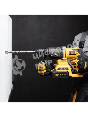 Бур по бетону Denzel двойная спираль, Cobalt W-tip, 18x260 мм, SDS PLUS