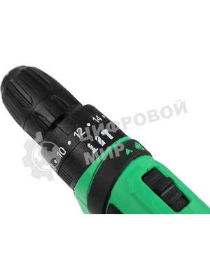 Дрель-шуруповерт Zitrek Crusher 063-4054, 12 В, 1,4 Ач, 30 Нм, щеточный, ударный