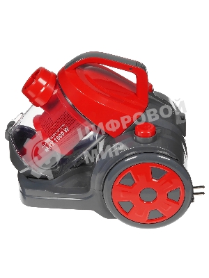 Пылесос Sakura SA-8312R красный/серый, 300/1600 Вт, уборка сухая, пылесборник контейнер 1.5 л