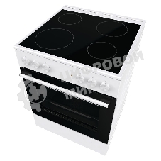 Плита электрическая Gorenje GEC6A11WG белый, конфорок 4 шт, духовка 65 л, 60 см x 85 см x 60 см