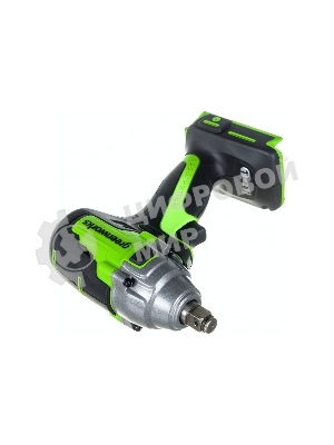 Гайковерт ударный аккумуляторный GreenWorks GD24IW400 24В, без АКБ и ЗУ (3802907)