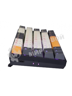 Клавиатура беспроводная Redragon Caraxes Pro, USB, Bluetooth/Радиоканал, черный