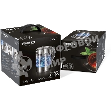 Чайник электрический Red Solution RK-G138 1.7л. 2200Вт серый (корпус: стекло)