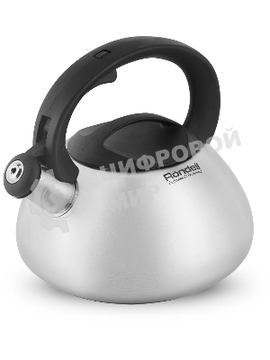 Чайник металлический Rondell Sieden RDS-088 3 л, стальной
