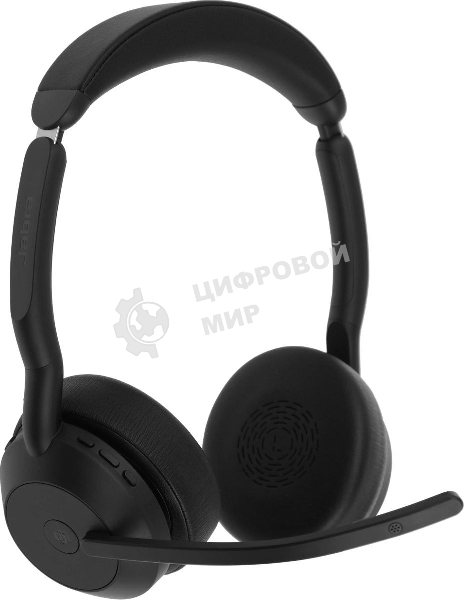 Гарнитура беспроводная Jabra Evolve2 55 Link380c MS Stereo, черный