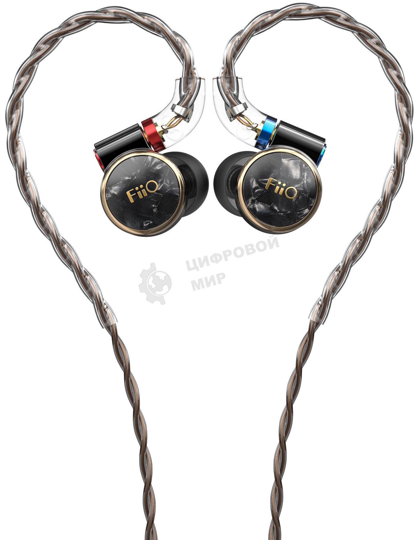Проводные наушники FiiO FD3 черный/медный, внутриканальные, Jack 3.5 мм