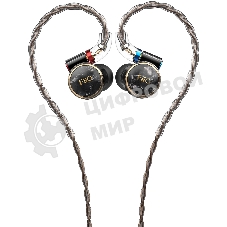 Проводные наушники FiiO FD3 черный/медный, внутриканальные, Jack 3.5 мм