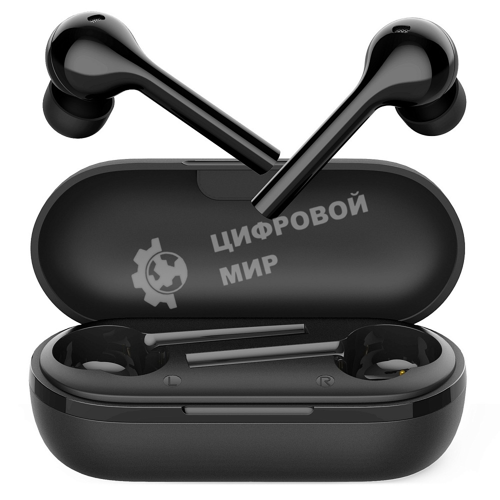 Наушники TWS CROWN CMTWS-5006 черный, внутриканальные, Bluetooth, сенсорное управление, до 4 ч