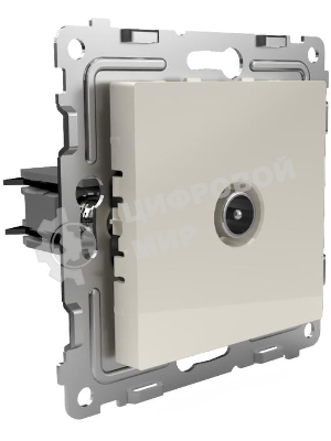 Коннектор TV TOKOV ELECTRIC СП Pixel механизм бежевый