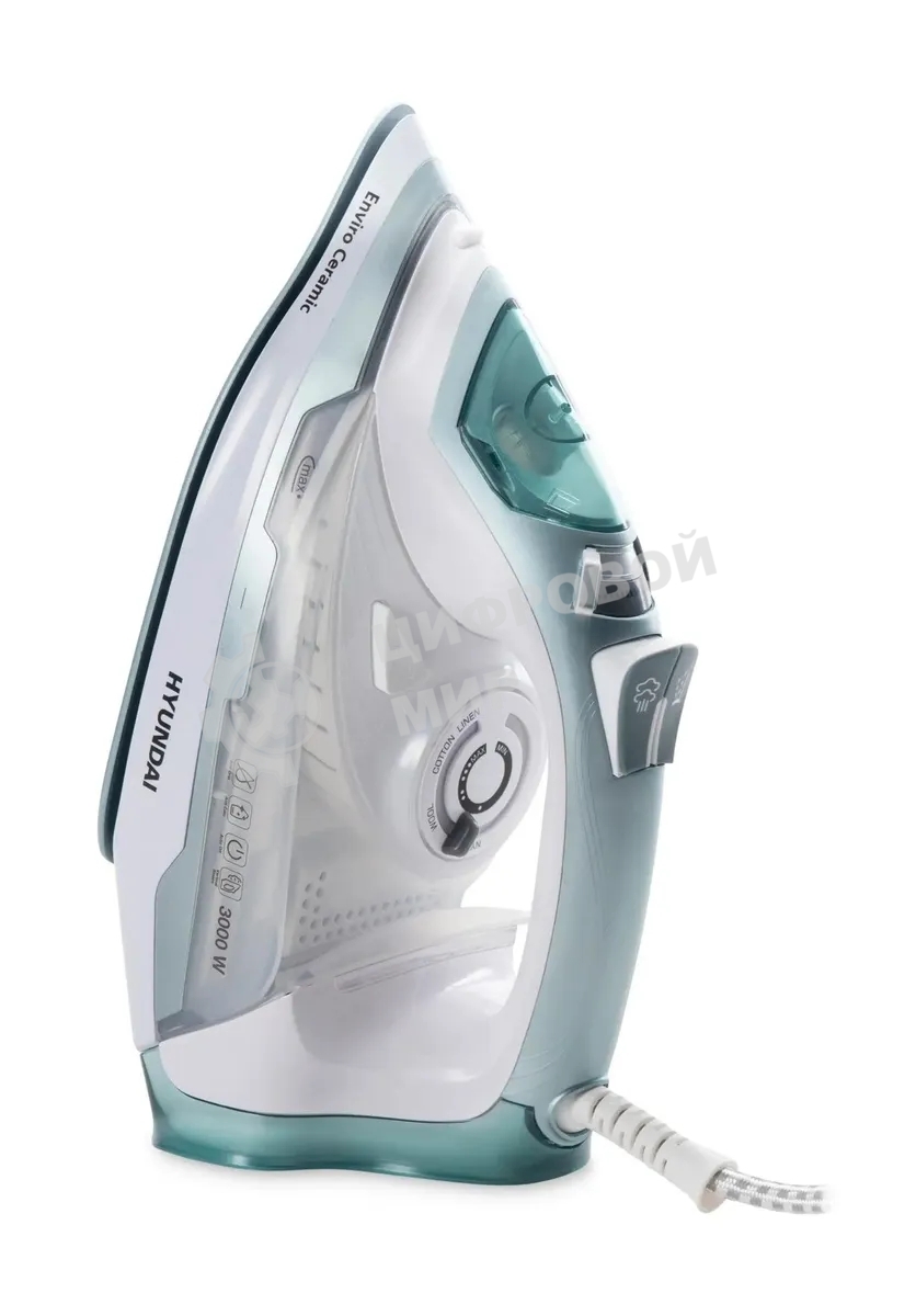 Утюг Hyundai H-SI01223 белый/изумрудный