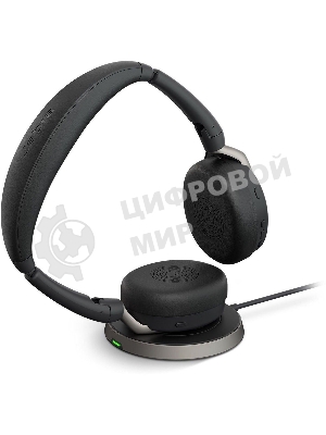 Гарнитура Jabra Evolve2 65 Flex чёрный, беспроводная, Bluetooth, до 32 ч