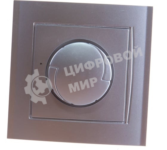 Светорегулятор (диммер) UNIVERSAL Бриллиант серебро