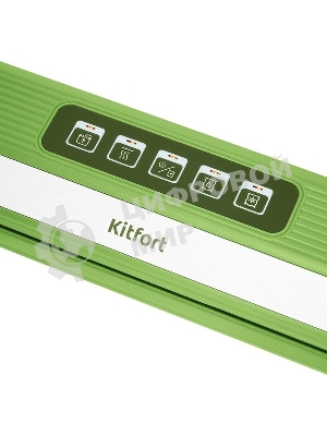 Вакуумный упаковщик Kitfort КТ-1558 ручной 70Вт 0.6Бар шир.пак.:30см зеленый