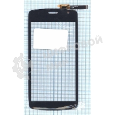 Сенсорное стекло (тачскрин) для DNS S4701, черное