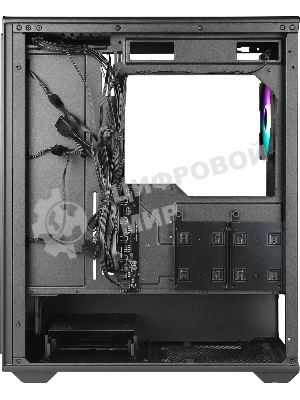 Компьютерный корпус Azza Forest черный без БП ATX 4x120мм 4x140мм 2xUSB 3.0 audio bott PSU