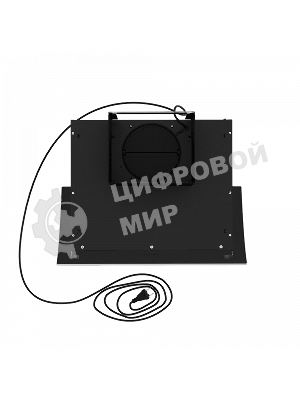 Вытяжка каминная Elikor Wave BK 50 черный, 50 см, 750 куб. м/ч, 56 дБ