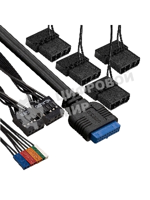 Компьютерный корпус Miditower ExeGate i3 BASE-EVO800 (ATX, БП EVO800RGb с вент. 12 см, с окном, 1хUSB+1хUSB 3.0, аудио, 4 вент. 12см с RGb подсветкой)