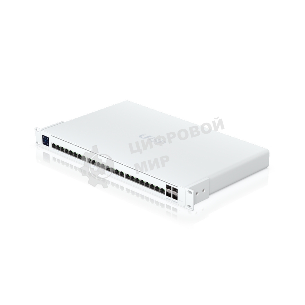 Коммутатор Ubiquiti UISP Switch Pro PoE-коммутатор, 24х 1G RJ45, 4х 10G SFP+, раздача 220 Вт