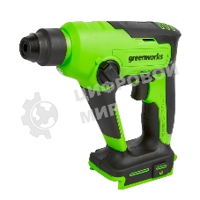 Перфоратор аккумуляторный бесщеточный без АКБ и ЗУ GreenWorks GD24SDS1 1,2 ДЖ, 24V (3803107)