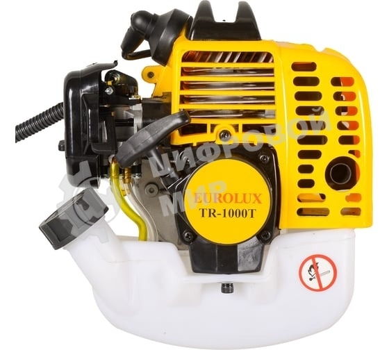 Бензиновый триммер Eurolux TR-1000T 70/2/15 2-х такт,1 кВт, ширина 255мм, бак 700мл, 7 кг