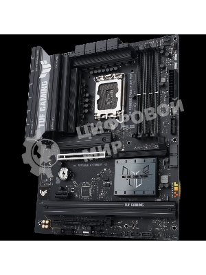 Материнская плата ASUS TUF GAMING B860-PLUS WIFI, LGA 1851, Intel B860, 4xDDR5, 4xSATA, 3xM.2, 1xPCIe 5.0 x16, 1xPCIe 4.0 x16, 1xDP, 1xHDMI, 1x 2.5Gb LAN, 1xUSB 20Gbps, 2xUSB 10Gbps, 3xUSB 5Gbps, 2xUSB 2.0, 5x3.5 мм, 7.1, ATX