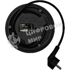 Чайник электрический Hyundai HYK-S5806 1.7 л, 2200 Вт, серебристый матовый/черный