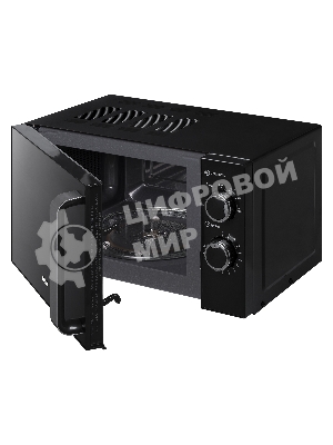 Микроволновая печь BBK 20MWS-776M/B-M черный, 20 л, 700 Вт, переключатели - поворотный механизм