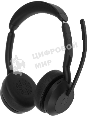 Гарнитура Jabra Evolve2 55 чёрный, беспроводная, Bluetooth, до 18 ч