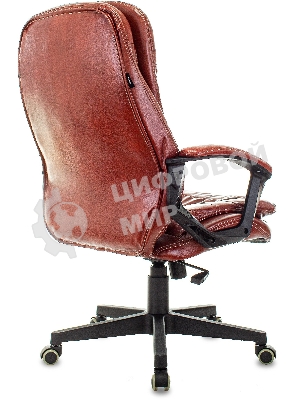 Кресло Бюрократ T-9950LT Boroko-37 коричневый, экокожа