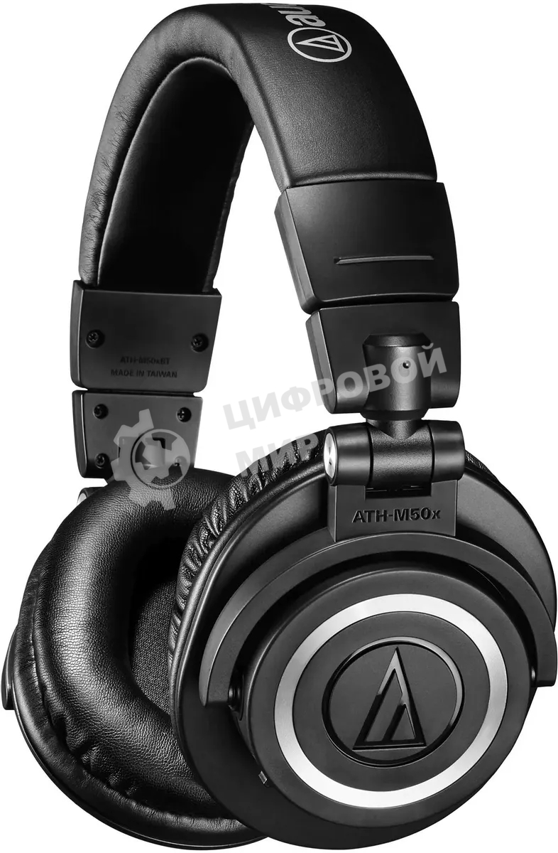 Беспроводные/проводные наушники Audio-Technica ATH-M50xBT2 черный, полноразмерные, Bluetooth + проводной, до 50 ч