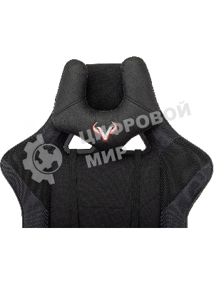 Кресло Бюрократ VIKING 4 AERO BLACK EDITION черный, экокожа, 120 кг, механизм качания