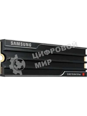 Накопитель SSD 2Tb Samsung 9100 PRO, M.2, PCI-E 5.0 x4, TLC 3D NAND R/W - 14700 (14800)/13400 (13300) Mb/s с радиатором