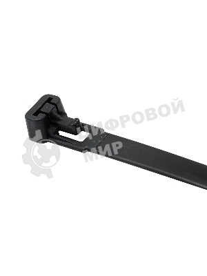 Хомут кабельный DKC 25350SR 7.6х200 полиамид многоразовый черный (уп. 100 шт)