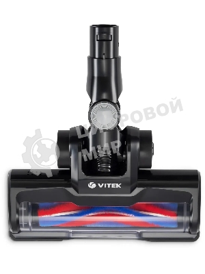 Пылесос вертикальный Vitek Starlight VT-8143 черный/серебристый, питание от аккумулятора, 35 Вт, уборка сухая, пылесборник 0.6 л, работа от АКБ max 30 мин