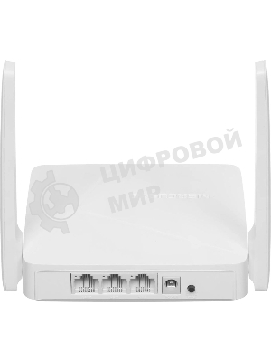 Роутер Mercusys MR20 AC750 Dual-Band Wi-Fi RouterSPEED: 300 Mbps at 2.4 GHz + 433 Mbps at 5 GHzSPEC: 2× Fixed External Antennas, 2× 10/100 Mbps LAN Ports, 1× 10/100 Mbps WAN PortFEATURE: Router/Access Point Mode Mode, WPS/Reset Button, IPTV, IPv6, Parental Controls