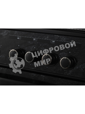 Плита газовая Gefest ПГ 6500-03 0053 черный, конфорок 4 шт, духовка 52 л, 60 см x 85 см x 60 см