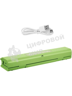 Вакуумный упаковщик Kitfort КТ-1558 ручной 70Вт 0.6Бар шир.пак.:30см зеленый