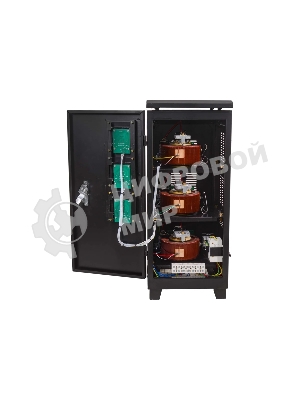 Стабилизатор трехфазный Ресанта АСН-6000/3 63/4/3 380В±2%, Габ. 290х330х680, Вес 29 кг, напол