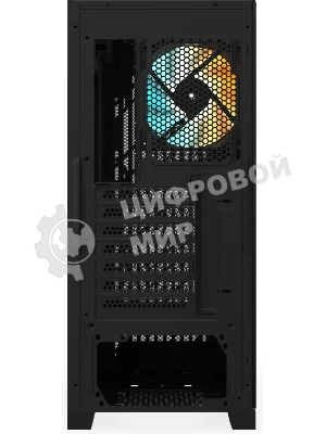 Корпус Gigabyte C103G Glass Black, Midi-Tower, чёрный, закалённое стекло, ARGB подсветка, 1 x 120 мм (в комплекте)