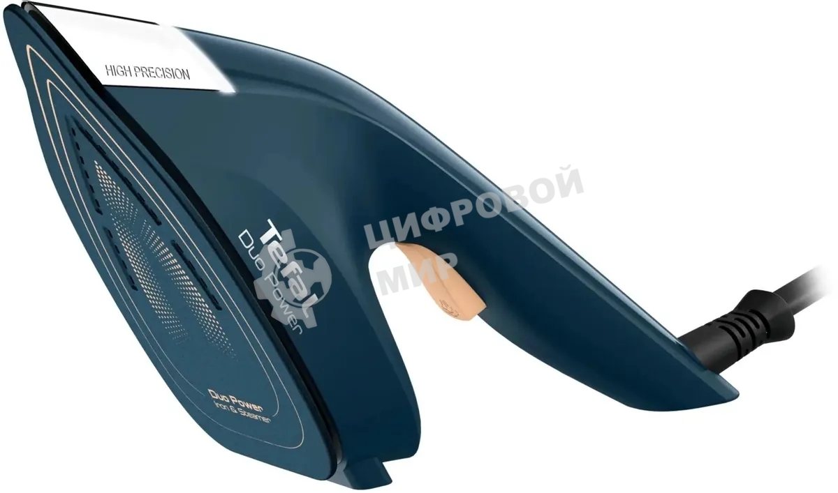 Утюг Tefal JF4032E0 синий/черный, 1700 Вт, 25 г/мин, 180 г/мин, 400 мл