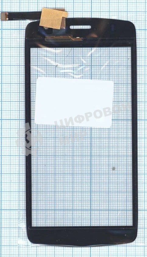 Сенсорное стекло (тачскрин) для DNS S4701, черное
